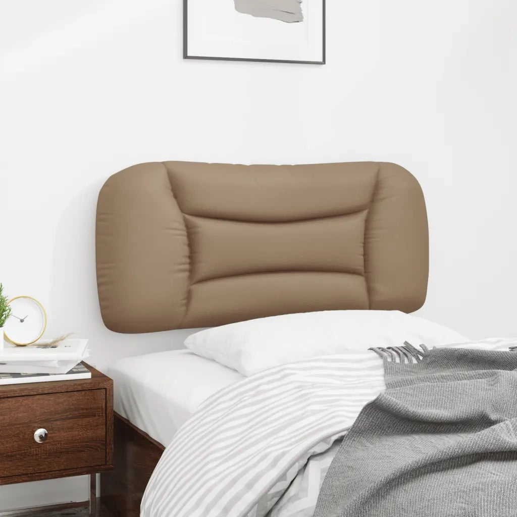 Cuscino Testiera Hvar Cappuccino 90 cm in Similpelle 374548