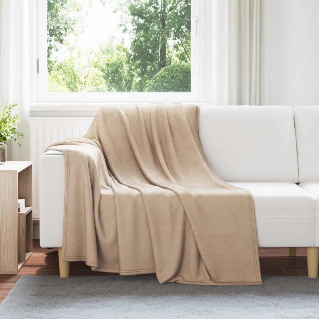 Coperta Cammello 200 x 150 cm Panno 42017010