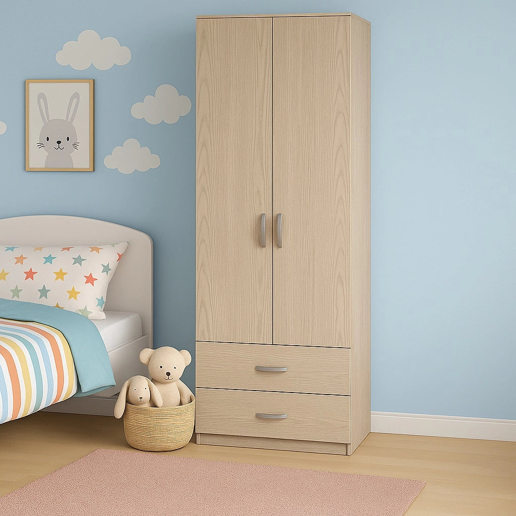 ARMADIO SIMPLI 2A+2C OLMO 83X54XH211CM.