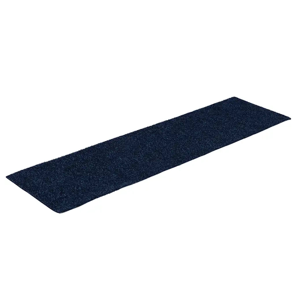 Tappetini per scale autoadesivi 30 pz 76x20 cm blu navy rettangolari 3365731