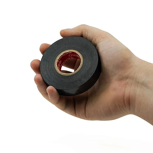 NASTRO ISOLANTE mm 25x25 mt - Nero - 6 pezzi