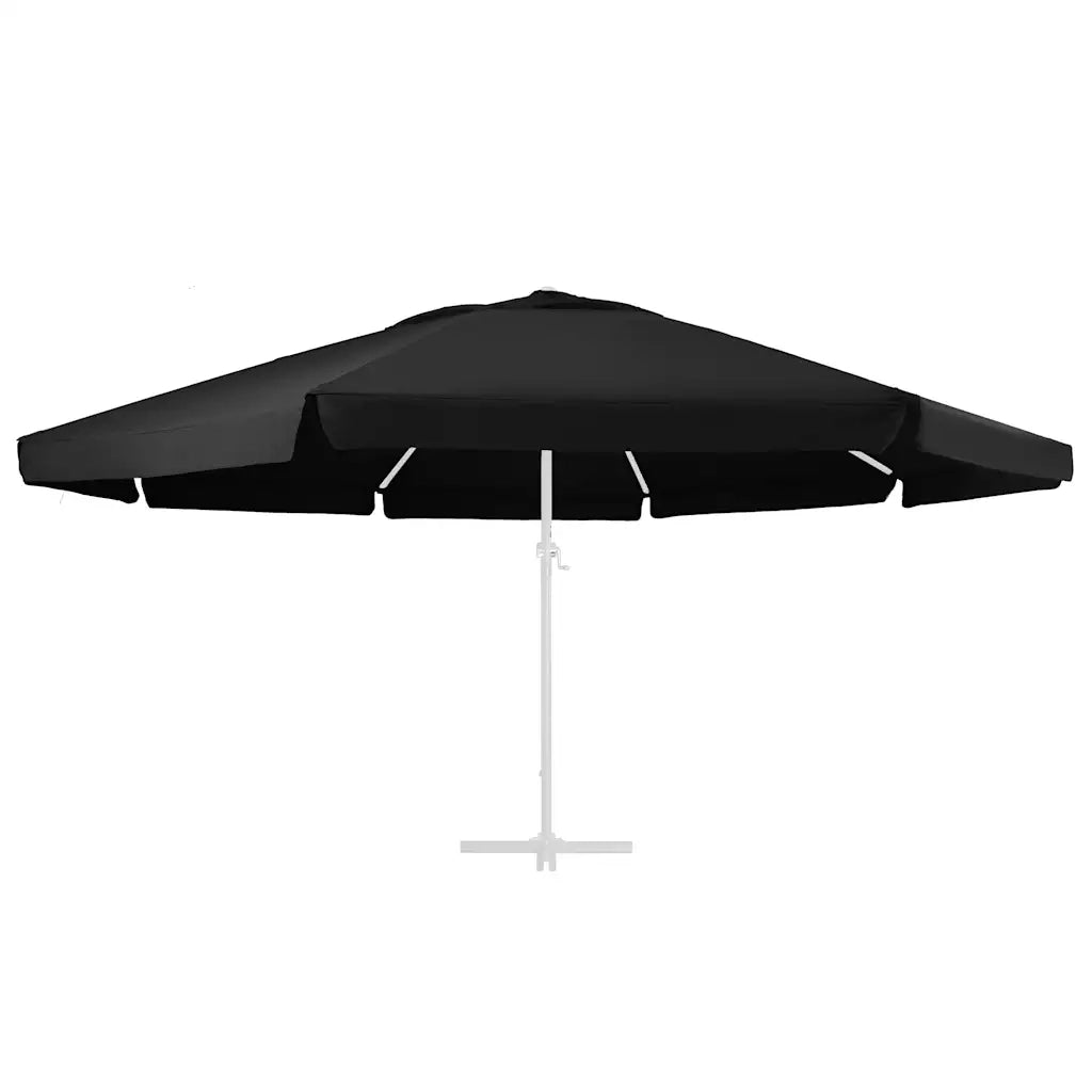 Telo di Ricambio per Ombrellone Nero 610 cm CFW3241875