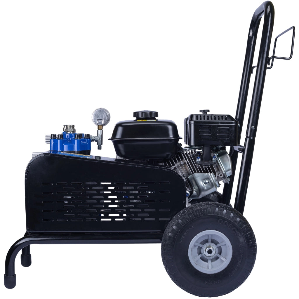 Pompa a Membrana Rosfix Blue Strong Hurricane 1690 BSH01 – 6.5HP 22MPA 18L/min | Acciaio Inox, Motore Benzina