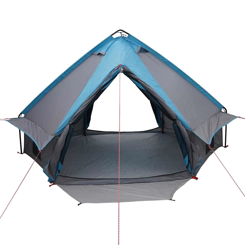 Tenda Teepee per 4 persone Blu e Grigio 388 x 320 x 169 cm