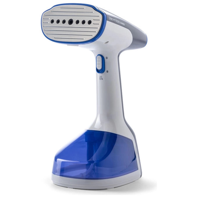 Imetec 9057 Steam Easy Express Stiratore Verticale Portatile 1500 W Vapore Continuo 30 g-min Serbatoio 250 ml colore Bianco Grigio Blu