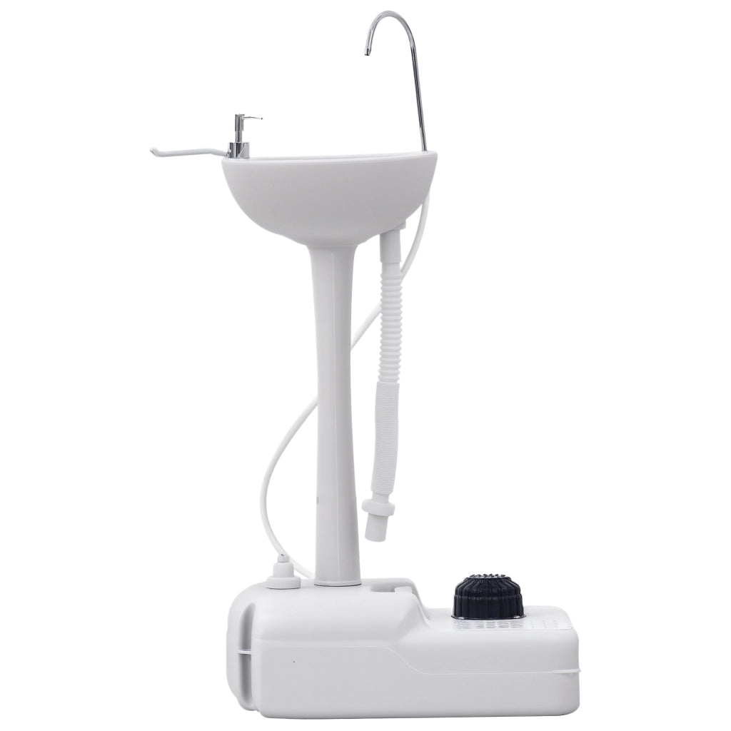 Lavabo Portatile con Ruote ¨C Minimal ¨C Grigio 51x33.5x103 cm