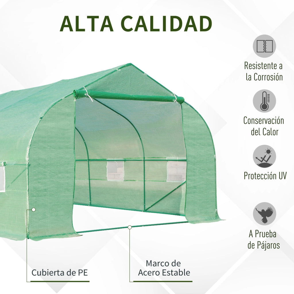 Casetta da Giardino ¨C Zephmum ¨C Verde 6x3x2 m