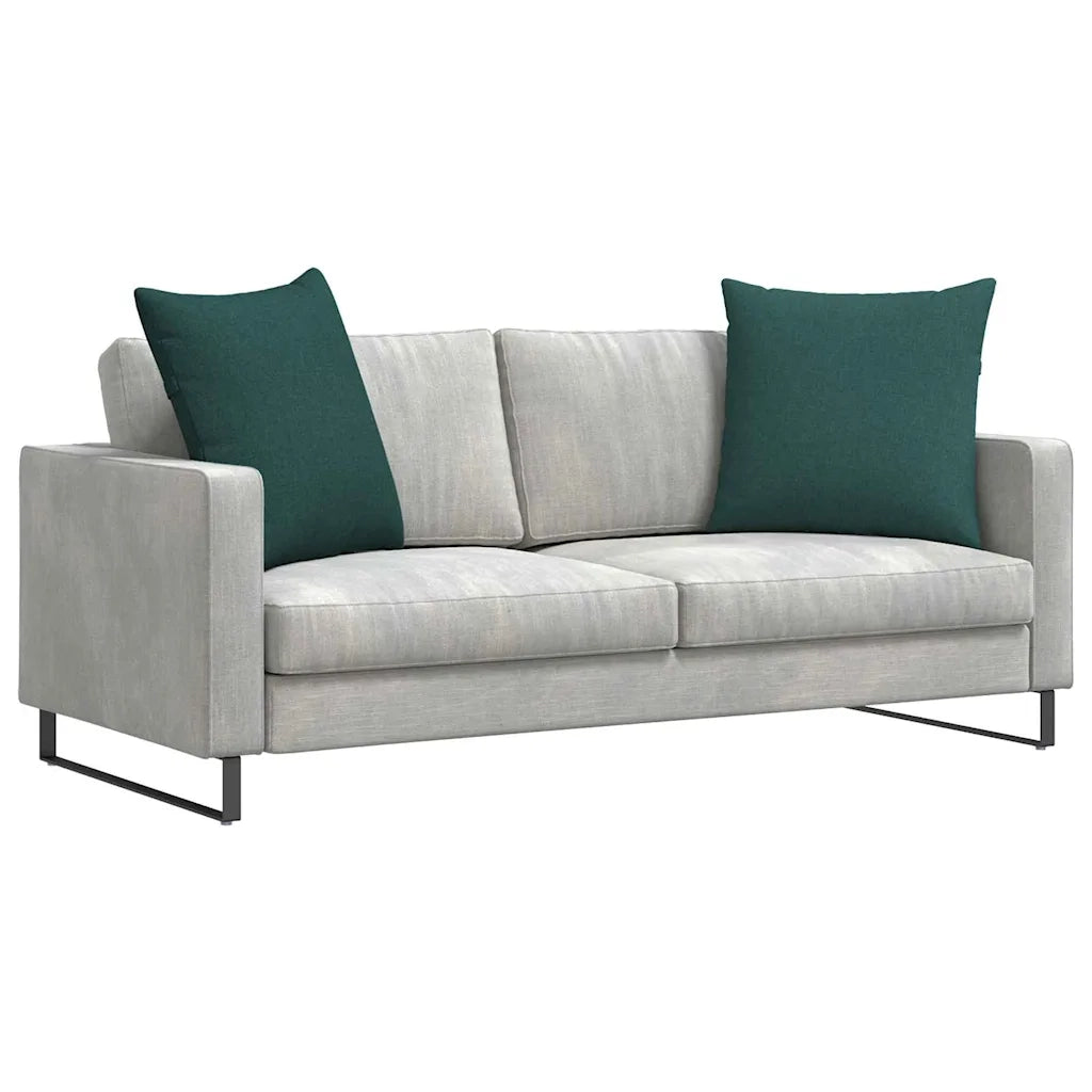 Cuscini da Divano 2 pcs Verde Scuro 60 x 60 cm Tessuto 42014002