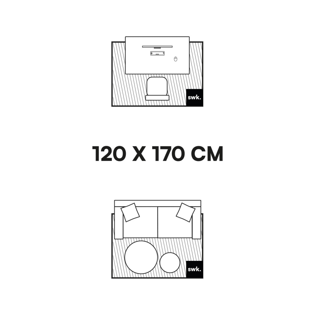 Tappeto da interno con motivo grafico beige e crema