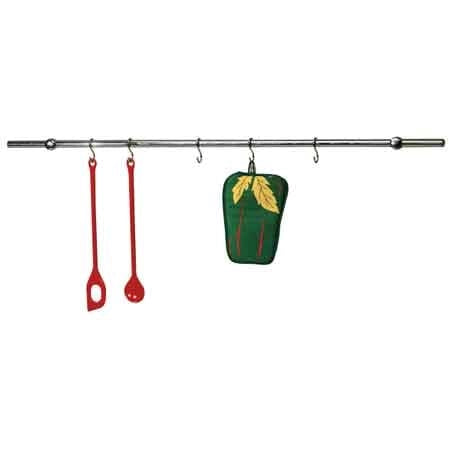 KIT SOTTOPENSILI 100 cm - Cromo Satinato