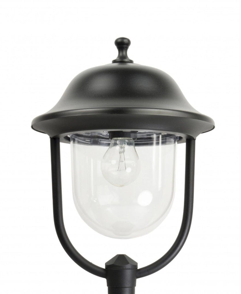Lampione da giardino Prince retrò 117cm E27 nero IP43