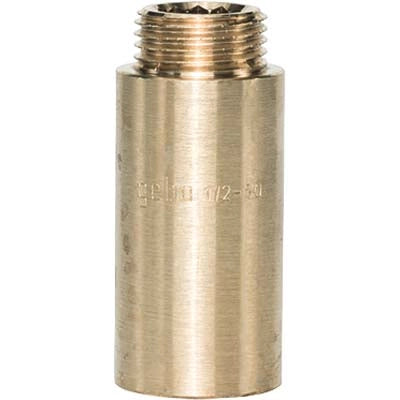 PROLUNGA MF OTTONE 500 GEBO - 1/2MF + MM 15- 5 pezzi