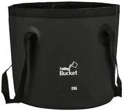 Contenitore di stoccaggio portatile da 20L, opac, con chiusura a zip, resistente all'acqua, impermeabile, leggero, facile da trasportare, da utilizzare per campeggiare, viaggiare, escursioni, pesca, canoa, giardinaggio.