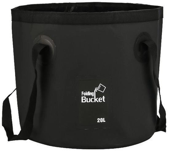 Contenitore di stoccaggio portatile da 20L, opac, con chiusura a zip, resistente all'acqua, impermeabile, leggero, facile da trasportare, da utilizzare per campeggiare, viaggiare, escursioni, pesca, canoa, giardinaggio.