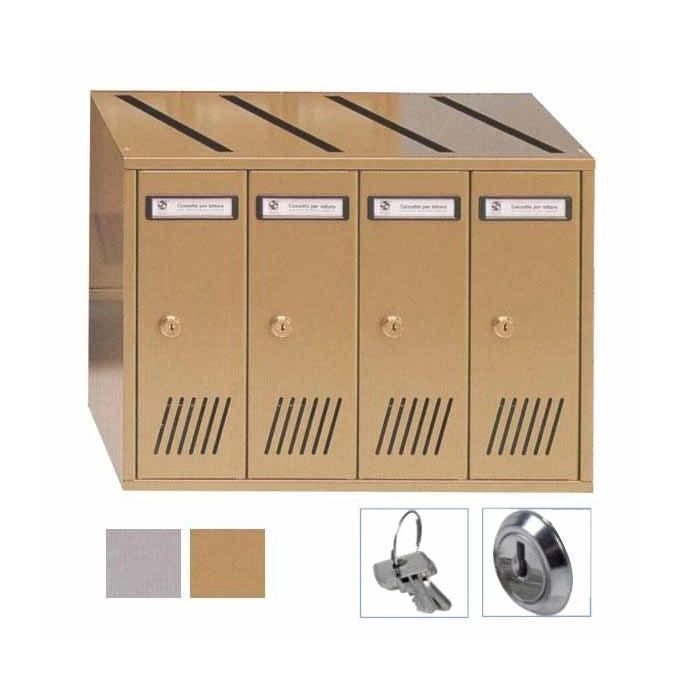 Silmec Casellario vert 4p acc Silver 31-704 Silmec