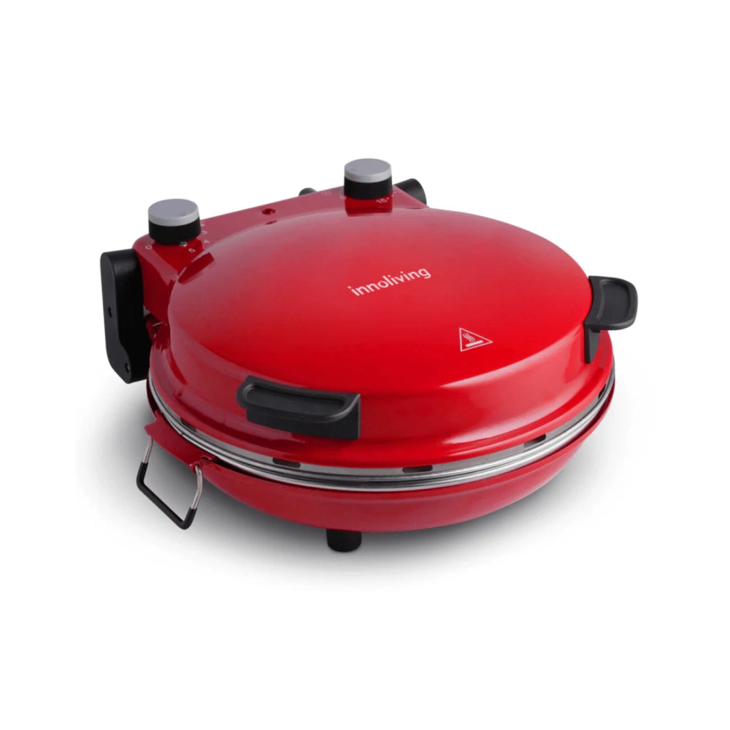 Forno pizza con termostato 1200W ceramic Innoliving INN-796R rosso