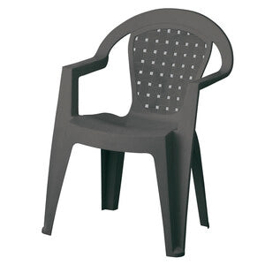 POLTRONA RESINA NORMA ANTISCIVOLO ANTRACITE- 1,0 pz