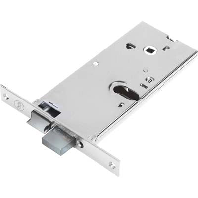 SERRATURA METALLO INFILARE 86000 YALE  B.Q INOX F.MM 16 F.OVALE M2+SCR H.MM 78 E.MM 70