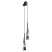 Applique LED doppia Sintesi Maytoni cromata 24W 3000K