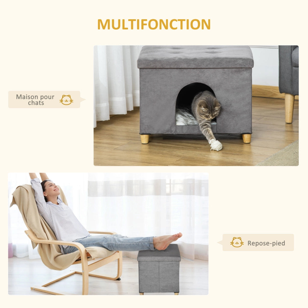 Casetta per Gatti ¨C Minimal ¨C Grigio