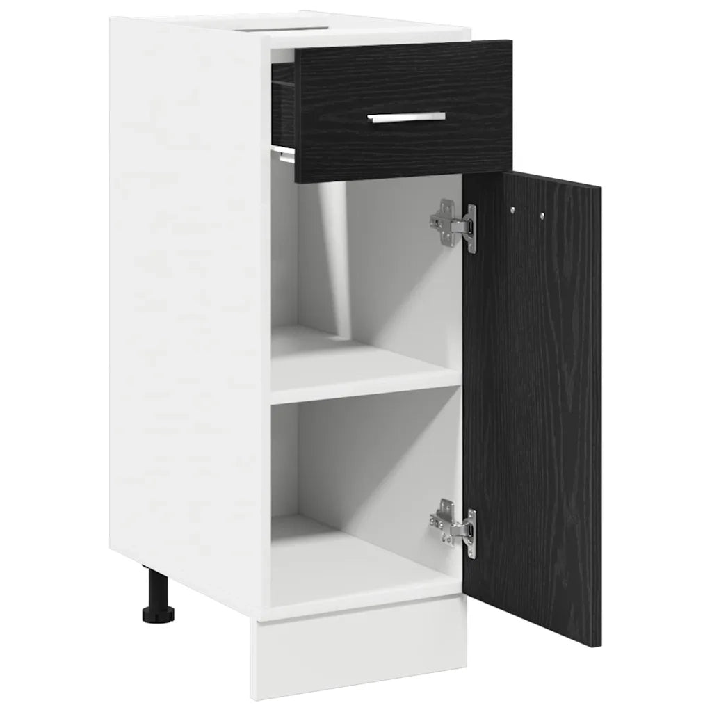 Armadio pensile Rovere Nero 30 x 46 x 81,5 cm Legno multistrato 863237