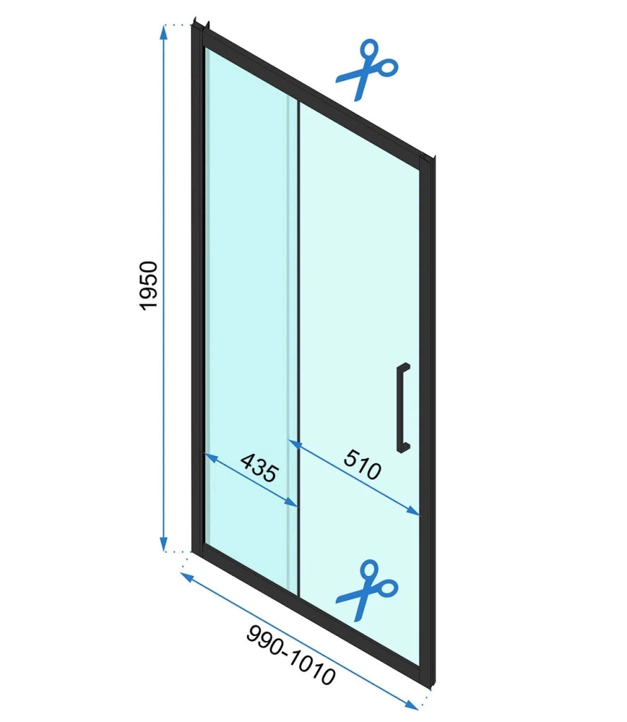 Cabina Doccia A Parete Rapid Slide 110x100