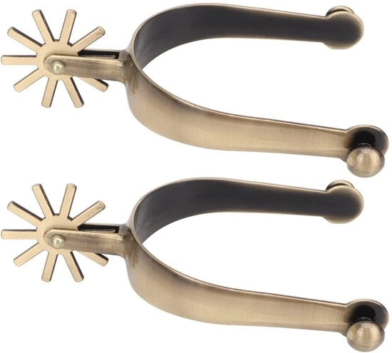 Spur di equitazione - Spur cowboy - Spur con zoccolo - Spur per uomo - Ideale per competizioni e intrattenimento - Stile vintage