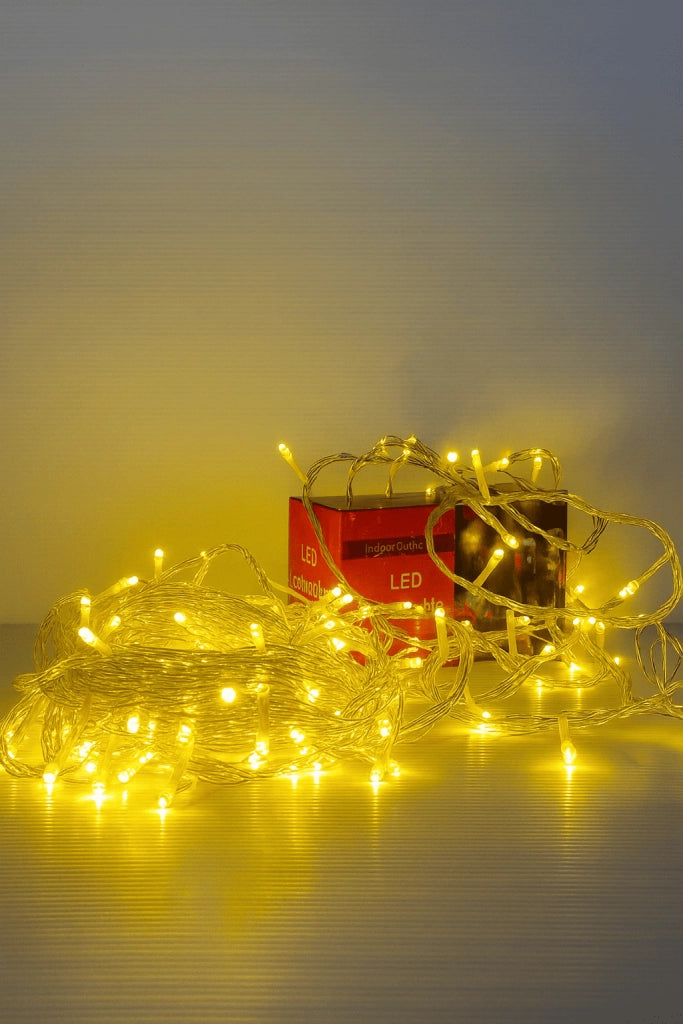 Luci Led per albero di natale decorazione con 8 giochi luce da 10/20/30/50 metri colori misti certificate IP65 prolungabile COLORE LED: BIANCO CALDO, LUNGHEZZA: 50 mt - 500 led
