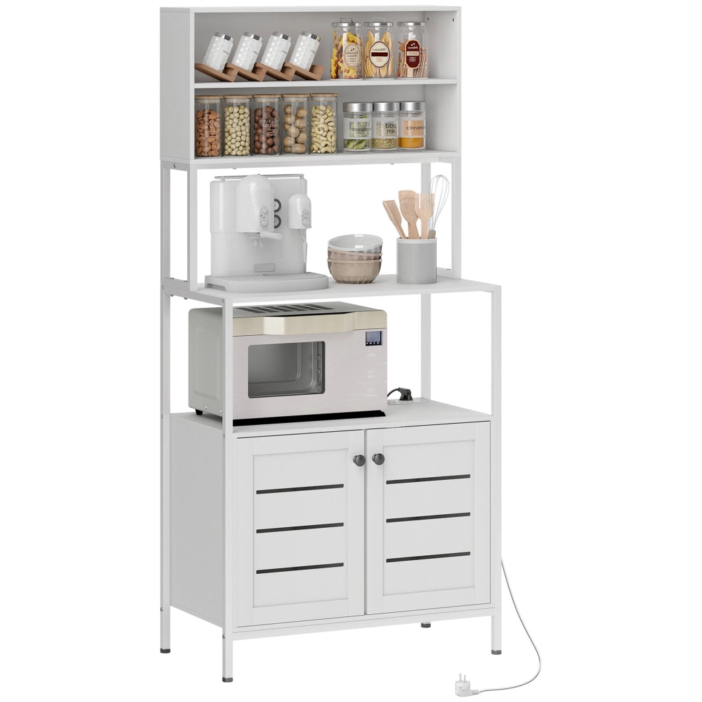 Mobile per microonde ¨C zephmum ¨C bianco 80x42x171cm