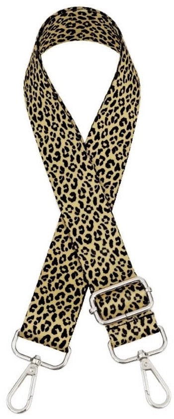 Cinturino per borsa regolabile 3,8 cm - Cinturino per borsa - Cinturino per spalla per borsa - Disegno a leopard - Leggero - Materiale polyester - Cinturino per borsa