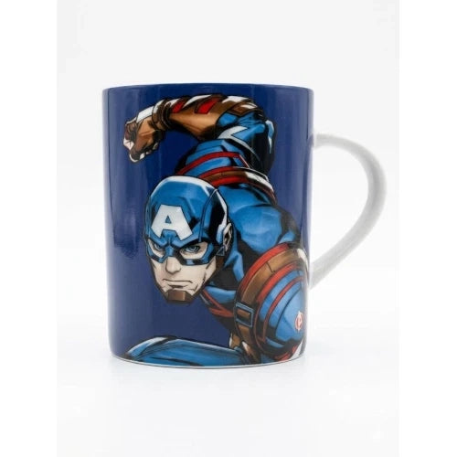 mug avengers collegiate 330cc captain america