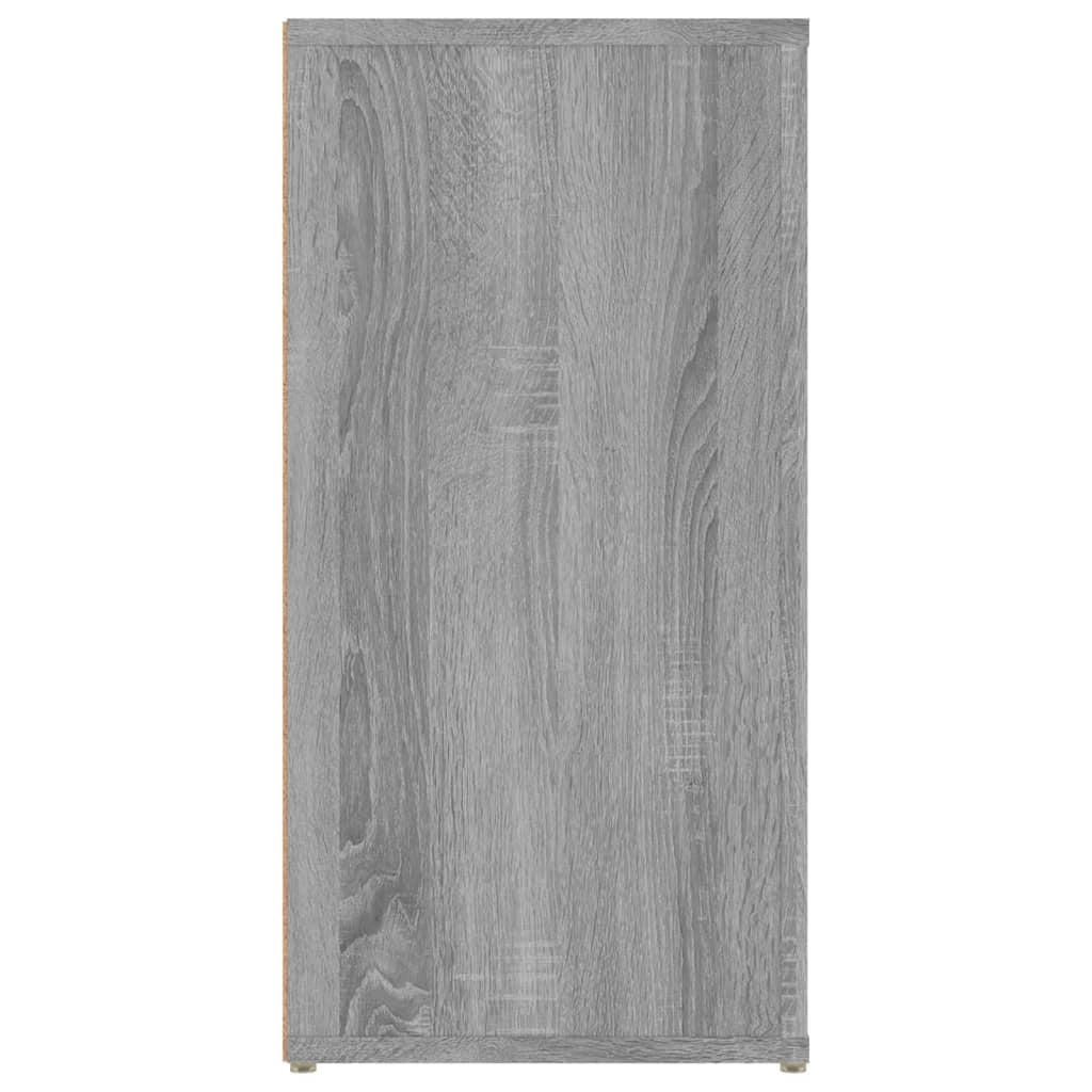 Buffet credenza cassettiera armadio mobile contenitore organizer cucina soggiorno rovere Sonoma 100 x 30 x 59,5 cm legno ingegnerizzato grigio 02_0036243