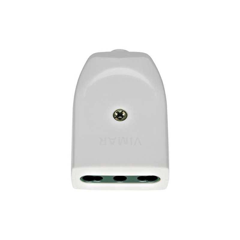 00223.B Presa Mobile Sicury 2P+T 16A P17/11 Assiale Bianco