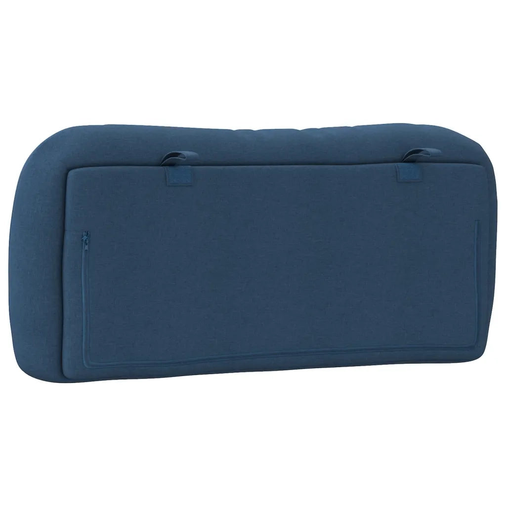 Cuscino Testiera Hvar Blu 90 cm in Tessuto 374543