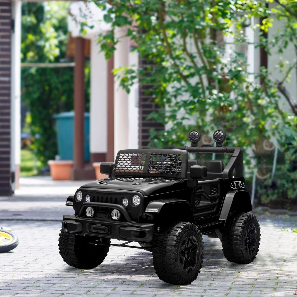 Auto elettrica per bambini 12V con telecomando ¨C Minimal ¨C nero