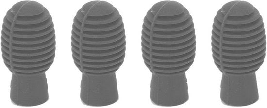 Drumstick Oefenhoofd in Silicone - 4 Pezzi - Silenziante - Portatile - Flessibile - Disegno Adattabile