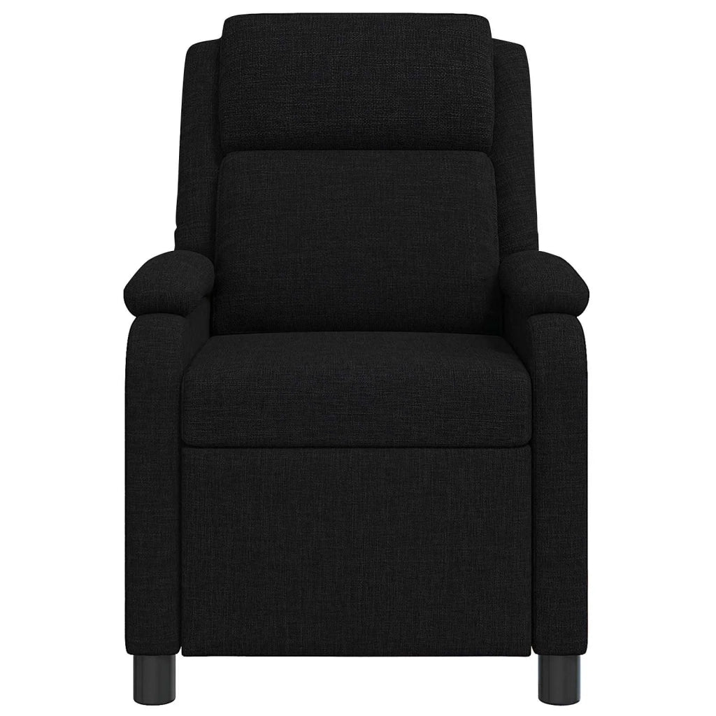 Poltrona Massaggiante Nero Tessuto 42034871