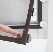 Magnetico per finestra - 130*130cm - finestra antizanzare - senza perforazione necessaria - adatto per finestre di tetto e camere da letto - magnetico autoadesivo - cancello autoadesivo da installare da solo - rimovibile - antizanzare