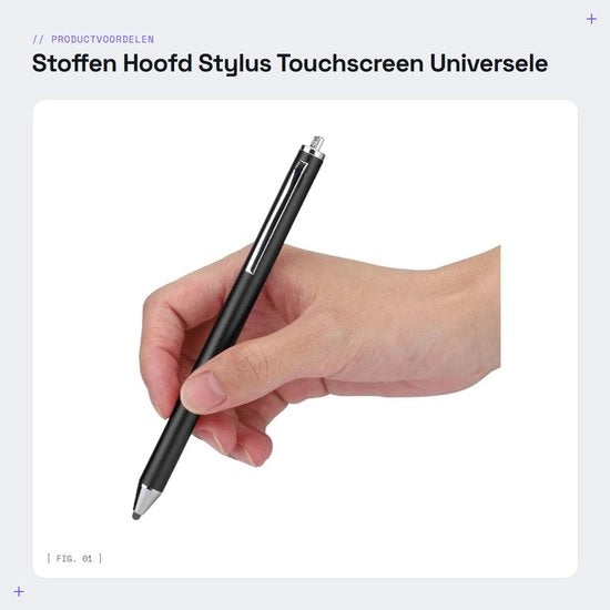 Pen tocco universale - Stilo per touchscreen - Capacitivo - Pen per dispositivi touch - Pen di ricambio - Adatto per smartphone e tablet