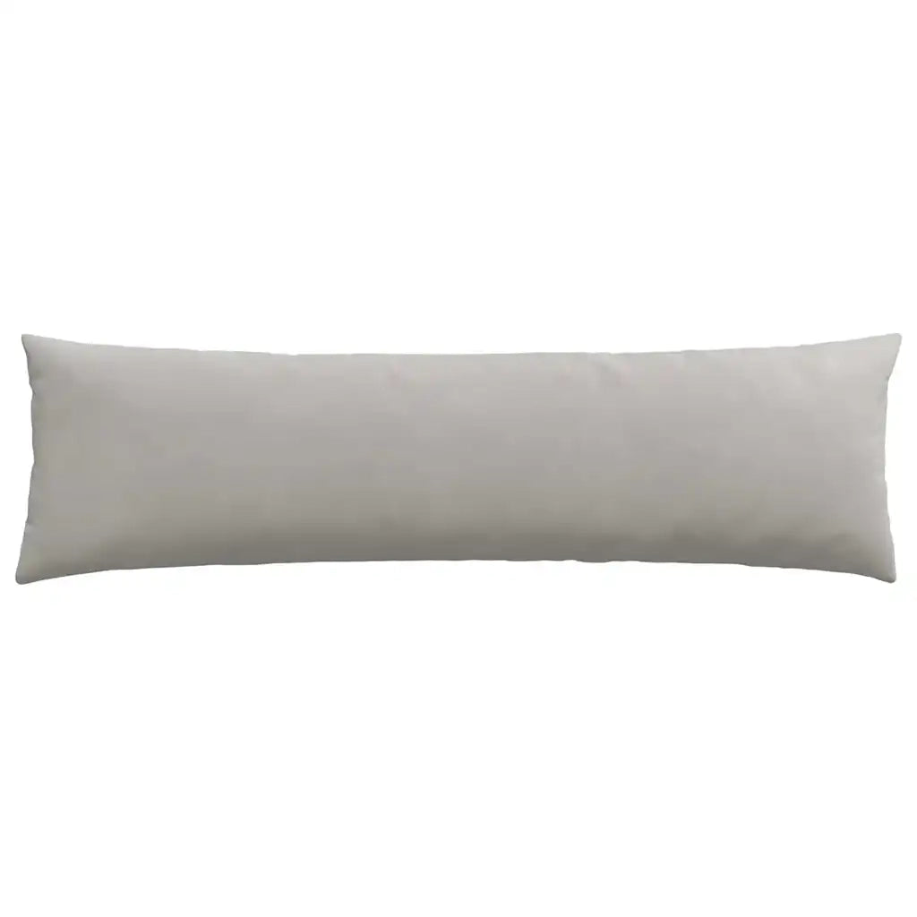 Cuscini da Divano 2 pcs Grigio chiaro 145 x 40 cm Tessuto 42013855