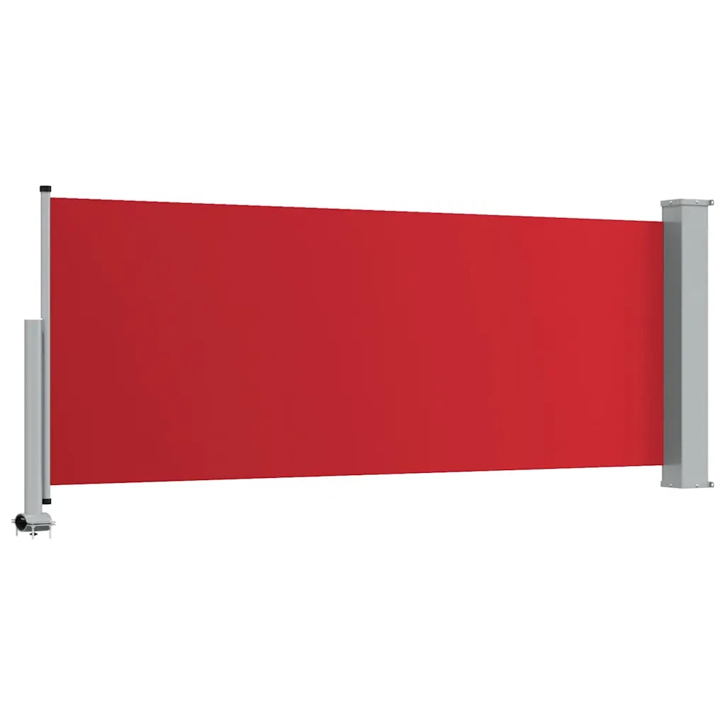 Tenda da Sole | Tenda laterale Retrattile per Patio 100x300 cm Rossa