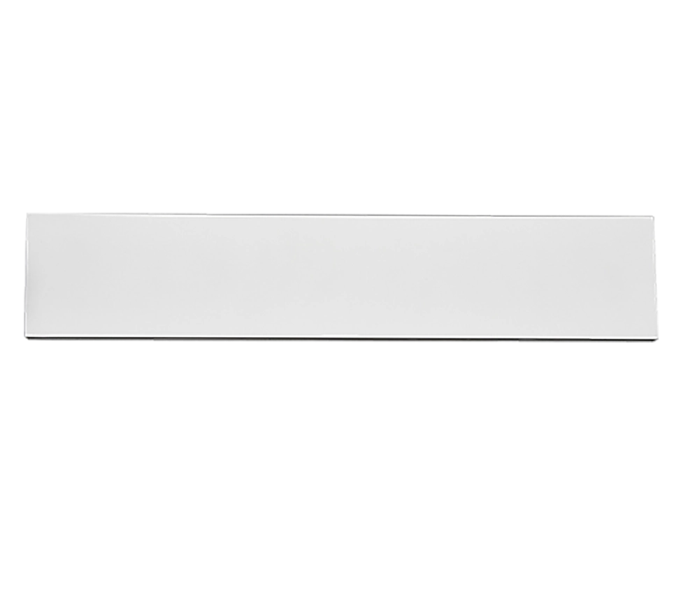 Applique LED bi-emissione, metallo, bianco, L 46 cm, Concha