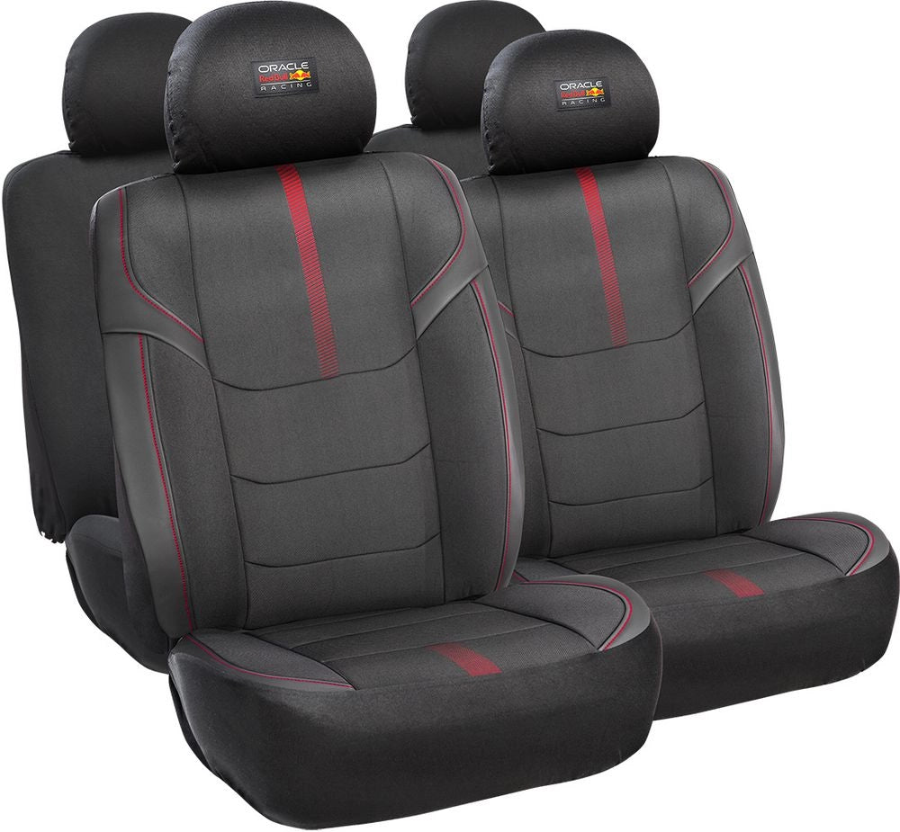 Set Coprisedile Powerbar II Nero/Rosso