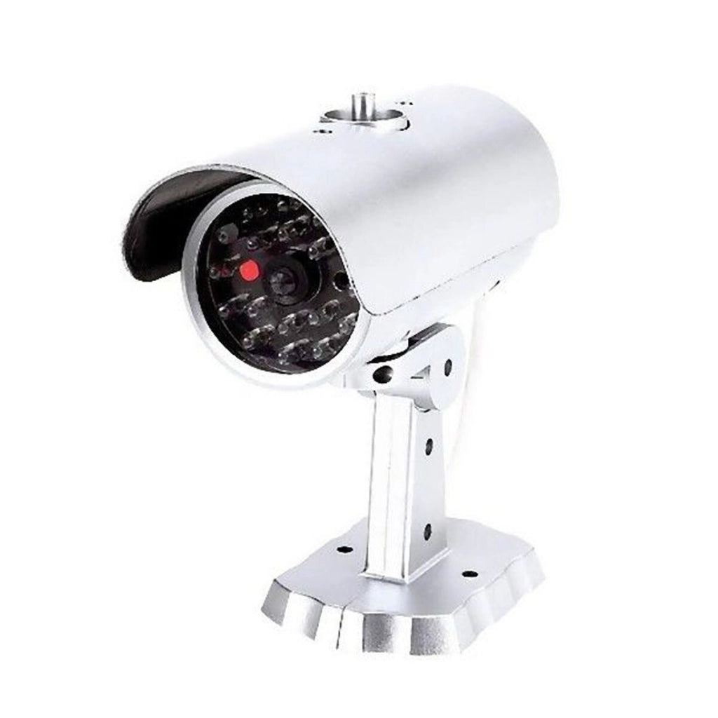 TELECAMERA FINTA MOCK DUMMY CON LED IR LAMPEGGIANTE CAMERA VIDEOSORVEGLIANZA