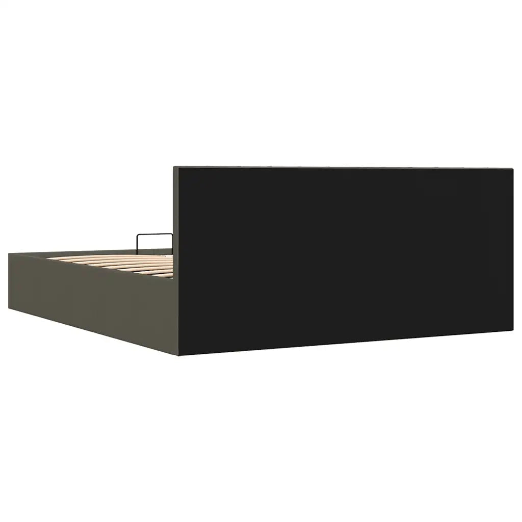 Giroletto con Contenitore  Grigio Scuro in Tessuto 180x200 cm