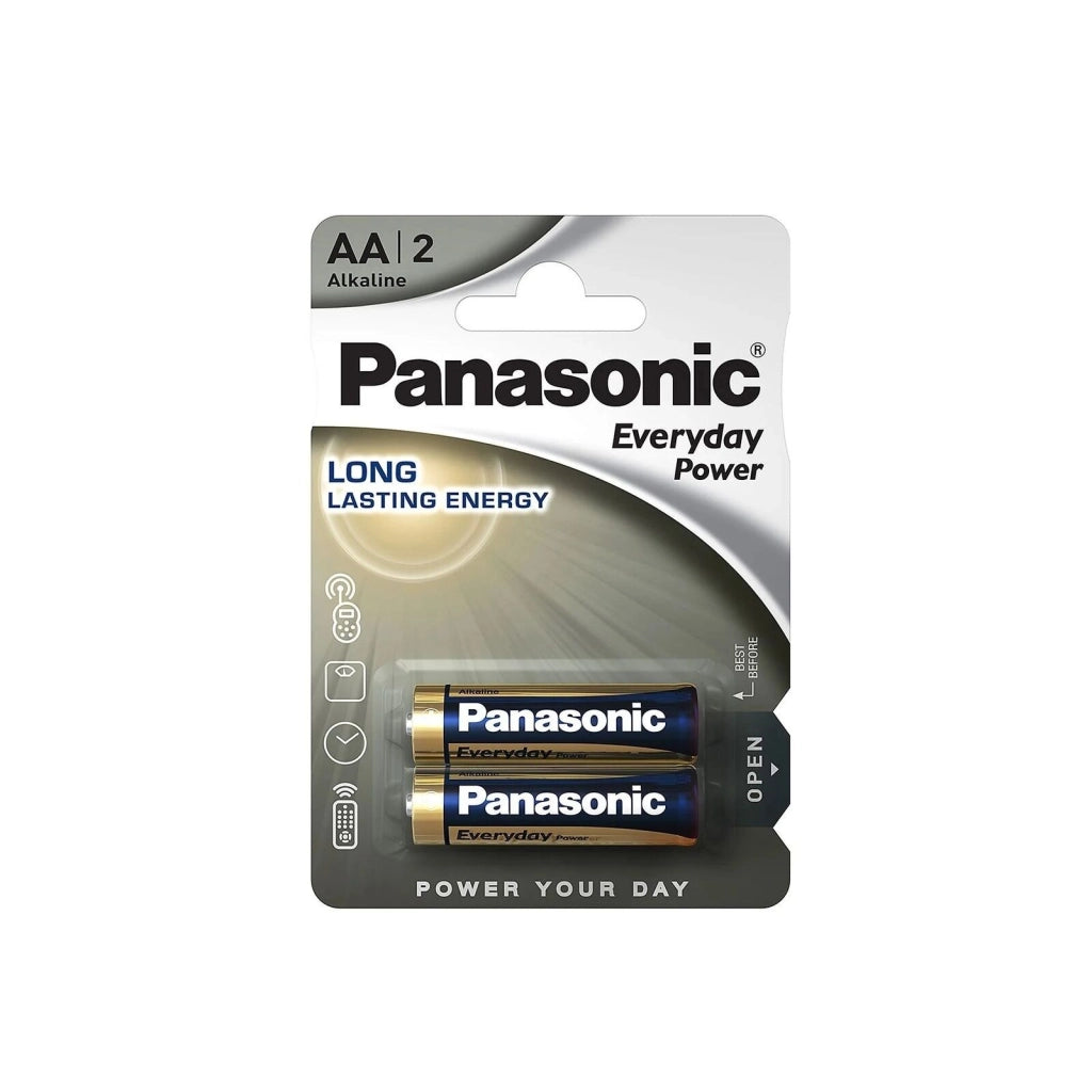 Panasonic LR6EPS-2BP Everyday Power Batterie Alcaline AA LR6 1,5 V Confezione da 6 pezzi
