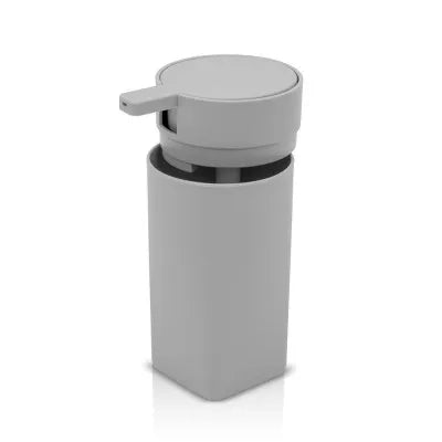Set 3 pezzi accessori bagno grigio in abs Tender