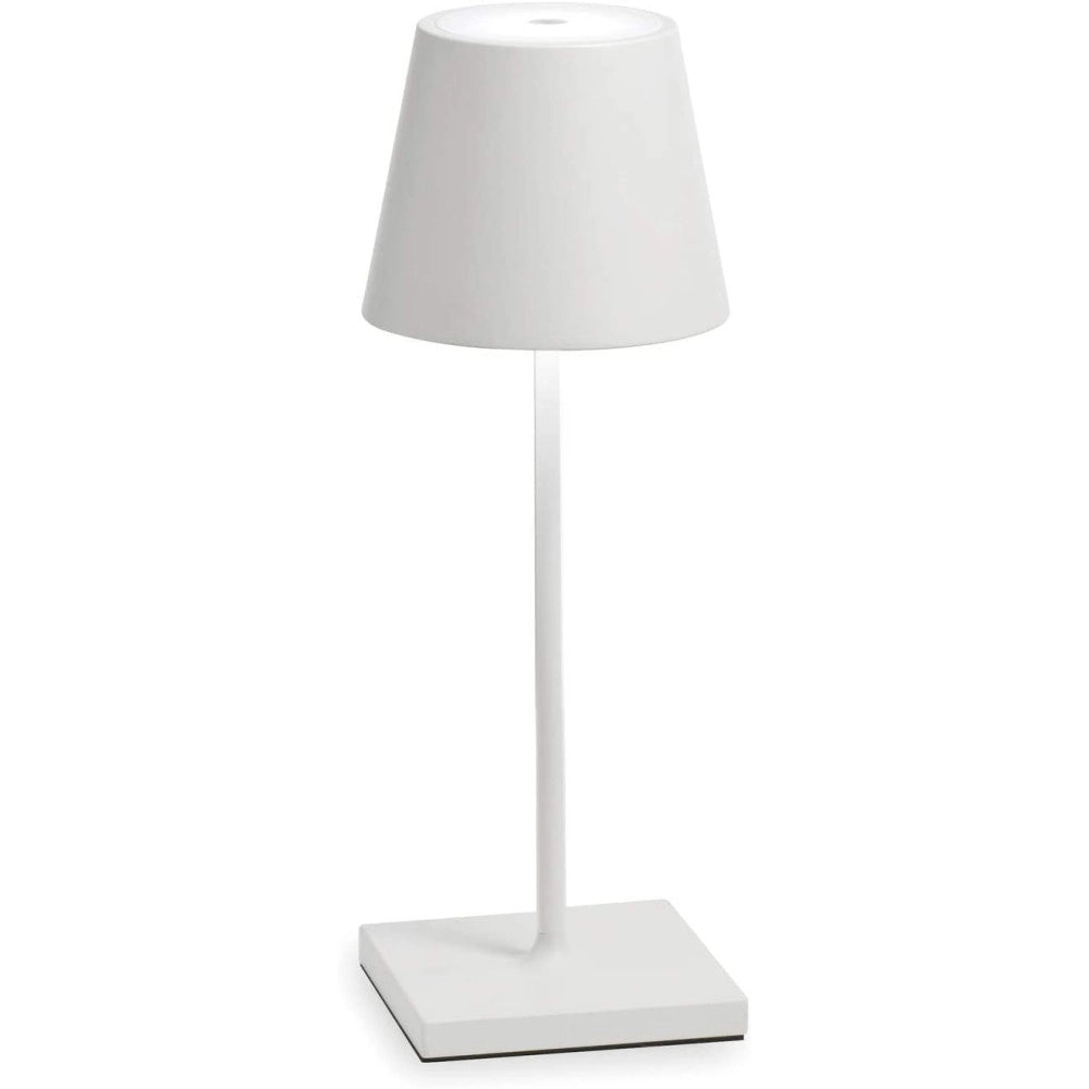 Trade Shop - Lampada Da Tavolo A Led Usb Ricaricabile Bianco Per Interno Ed Esterno 3 Colori -