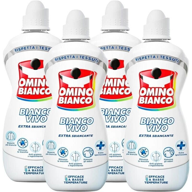 SET 4 PZ ADDITIVO OMINO BIANCO GEL 900ML BIANCOVIVO