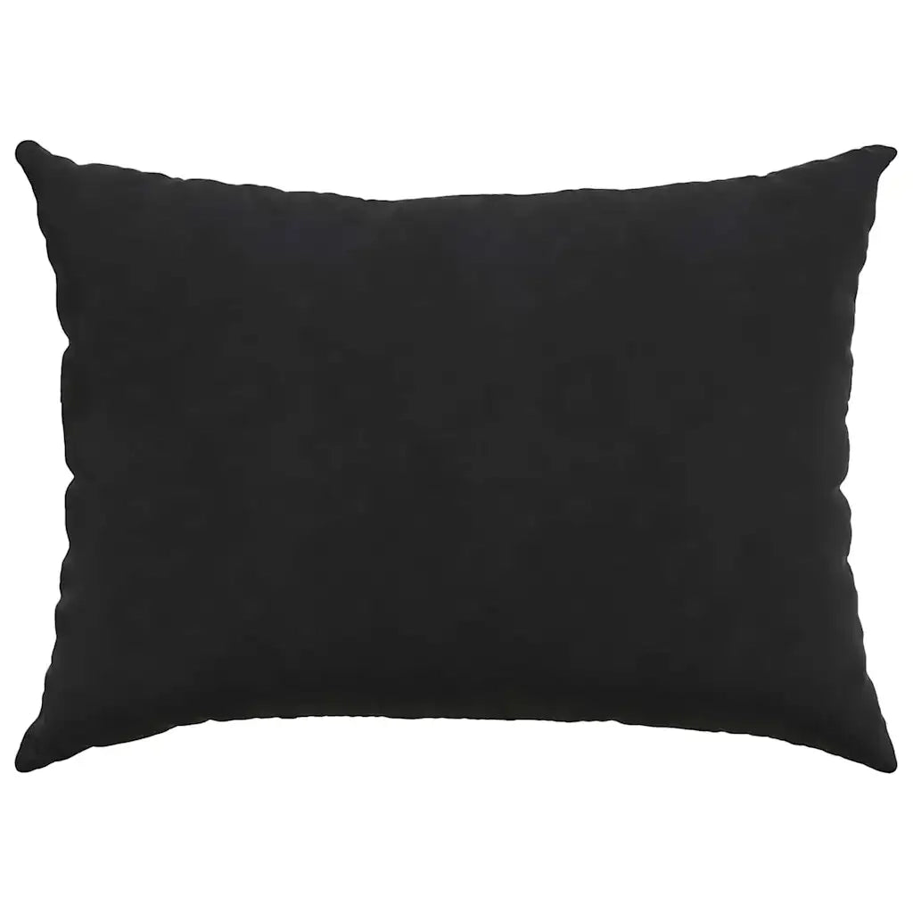 Cuscini da Divano 2 pcs Nero 70 x 50 cm Tessuto in Cords 42013762